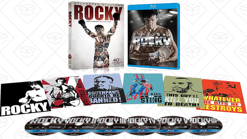 Illustration for article titled Today’s best deals: The Rocky collection, mattress toppers, hot tubs
